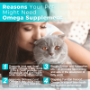 Omega Supplement Oil for Dogs Promotes Healthy Skin Coat Joint and Heart Support
