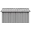 Dog House Gray 45.9"x60.2"x32.1" Galvanized Steel