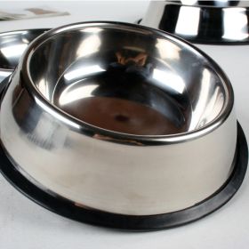 Classic Stainless Steel Bowls (Option: Bottom diameter 18cm)